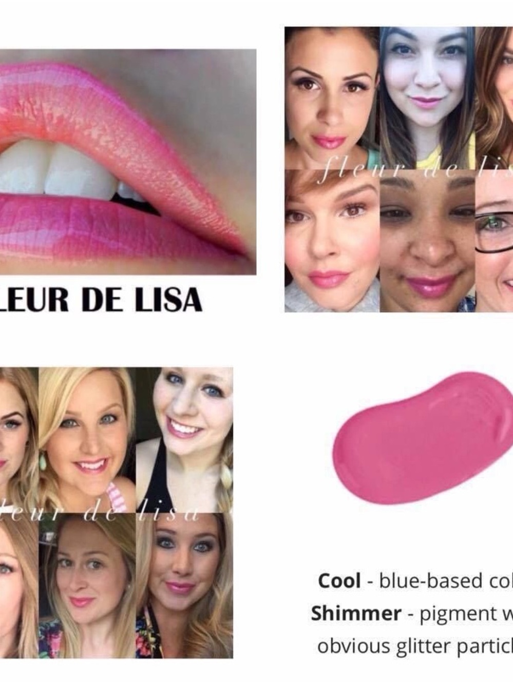 Lipsense by SeneGence new never opened full sized tube Fleur de Lisa - Picture 3 of 3